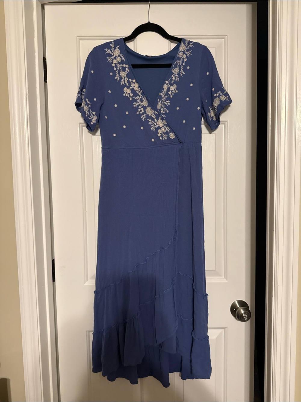 Baltic Born Blue Midi Dress, size Medium